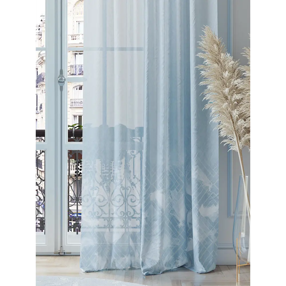 Фото 3 Тюль на шторной ленте At Home Минтренс 150x260 см цвет белый Фото 3 Тюль на шторной ленте At Home Минтренс 150x260 см цвет белый