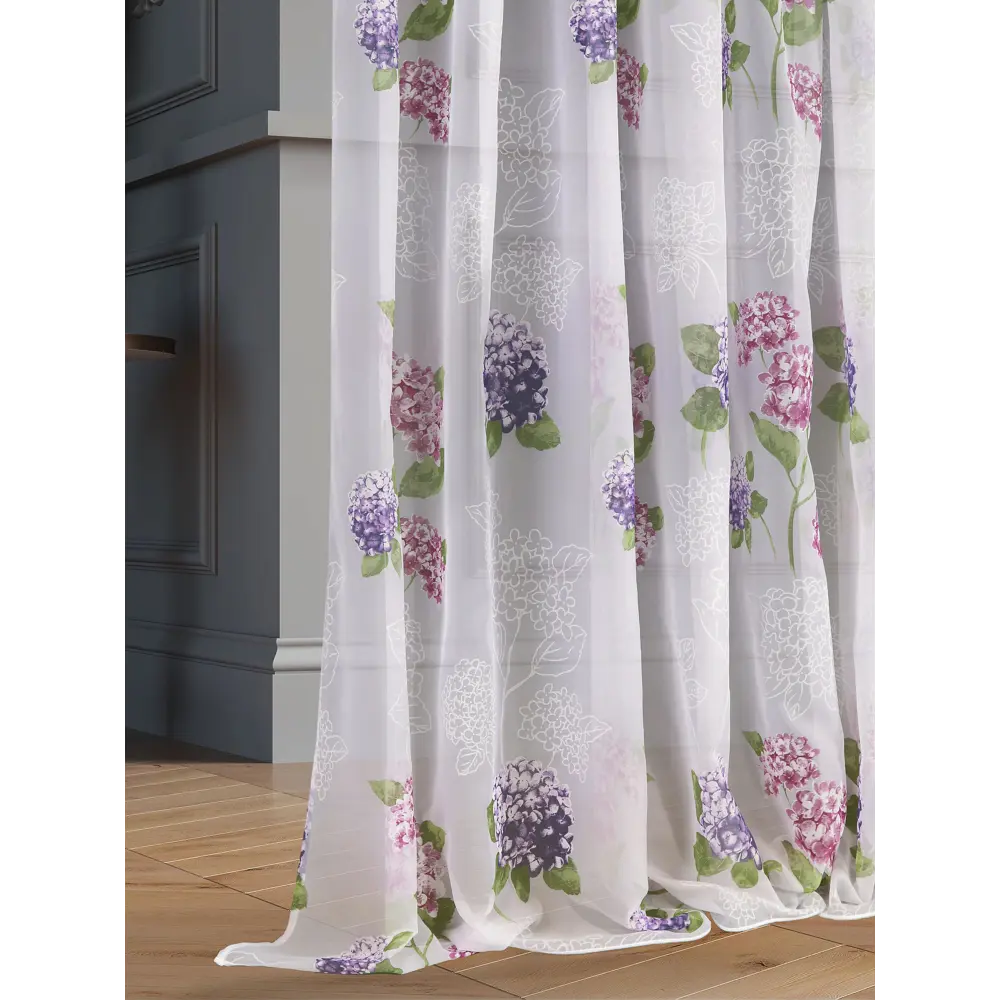 Фото 2 Тюль на шторной ленте At Home Кингу-106 300x230 см цвет белый Фото 2 Тюль на шторной ленте At Home Кингу-106 300x230 см цвет белый