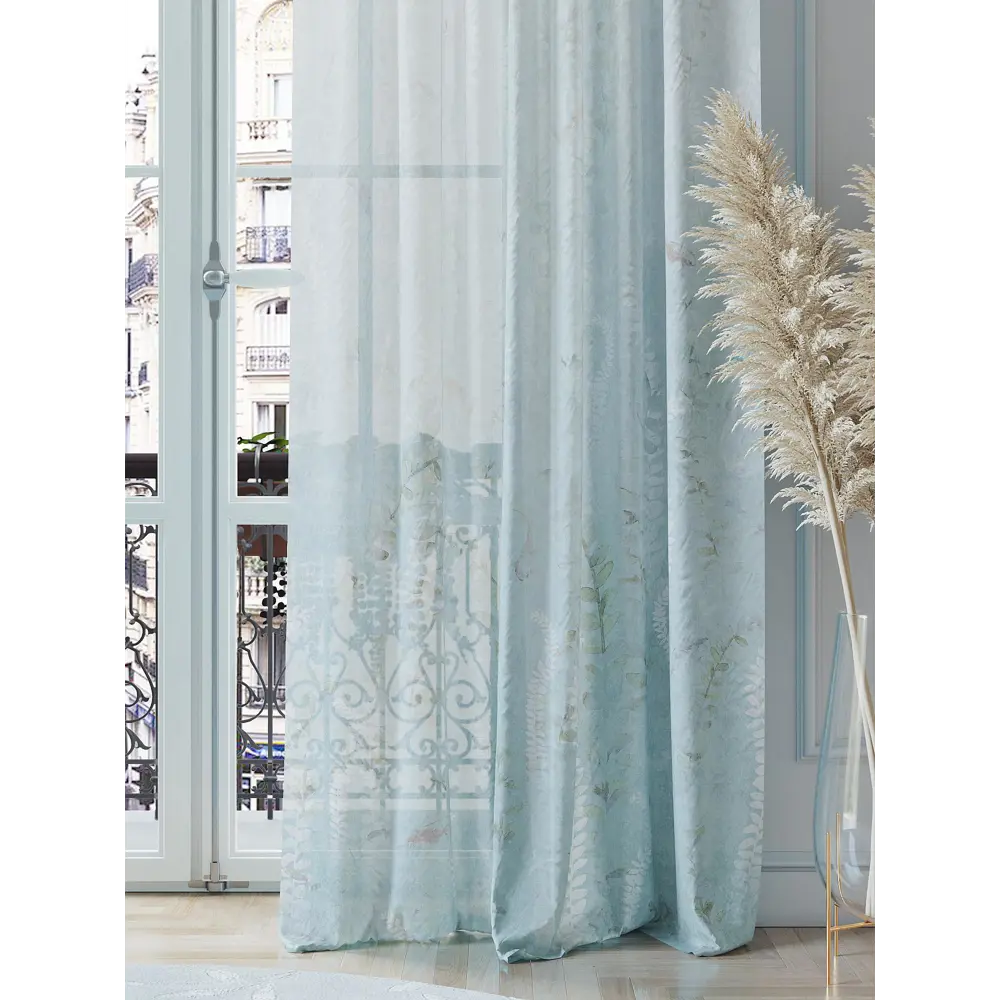 Фото 3 Тюль на шторной ленте At Home Хениконс 150x260 см цвет белый Фото 3 Тюль на шторной ленте At Home Хениконс 150x260 см цвет белый
