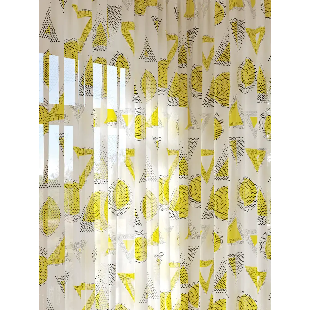 Фото 2 Тюль на шторной ленте At Home Форнорис 150x280 см цвет белый Фото 2 Тюль на шторной ленте At Home Форнорис 150x280 см цвет белый