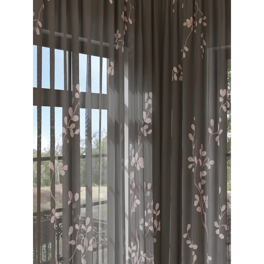 Фото 2 Тюль на шторной ленте At Home Фенекрот 150x280 см цвет розовый Фото 2 Тюль на шторной ленте At Home Фенекрот 150x280 см цвет розовый