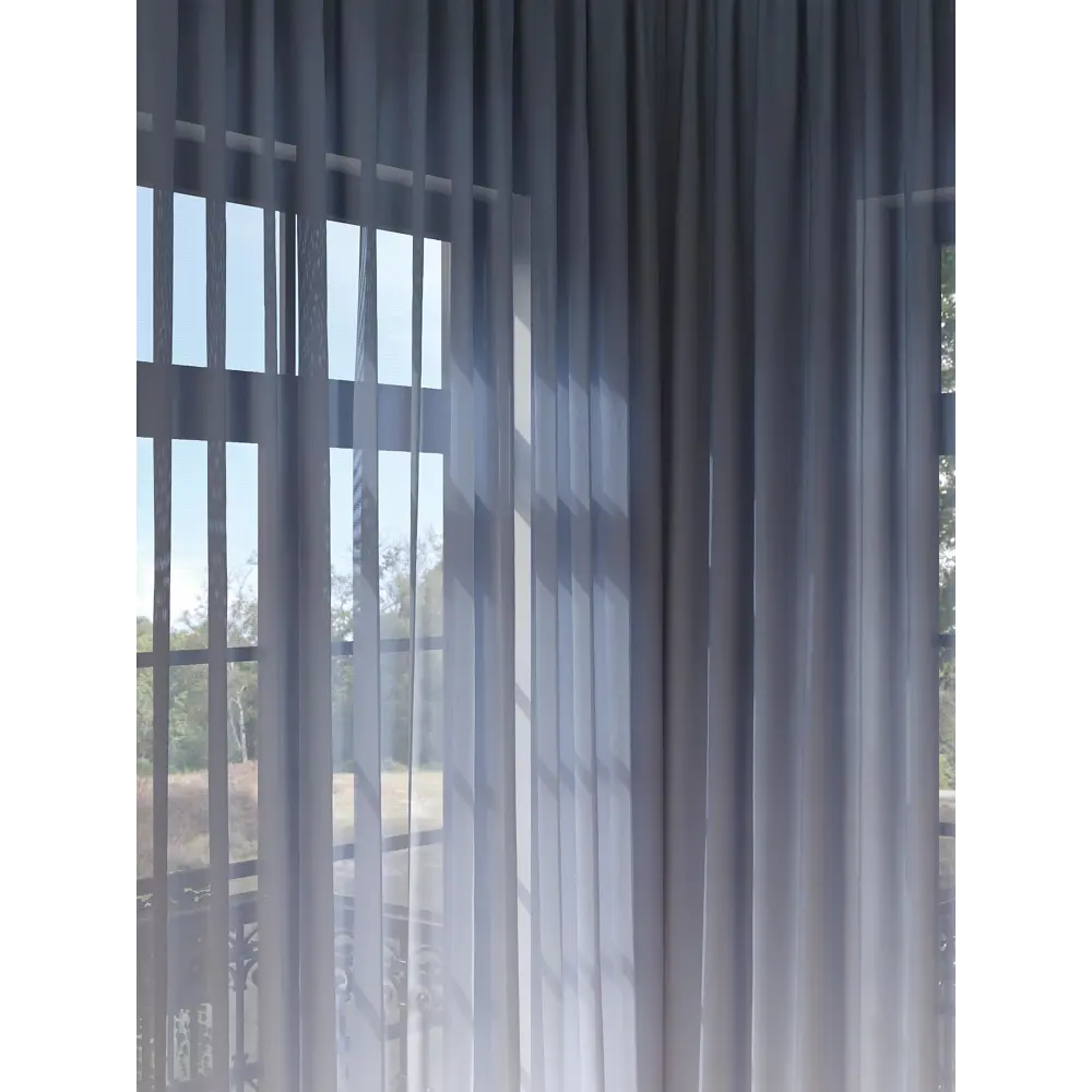 Фото 2 Тюль на шторной ленте At Home Хенвирст 150x280 см цвет белый Фото 2 Тюль на шторной ленте At Home Хенвирст 150x280 см цвет белый