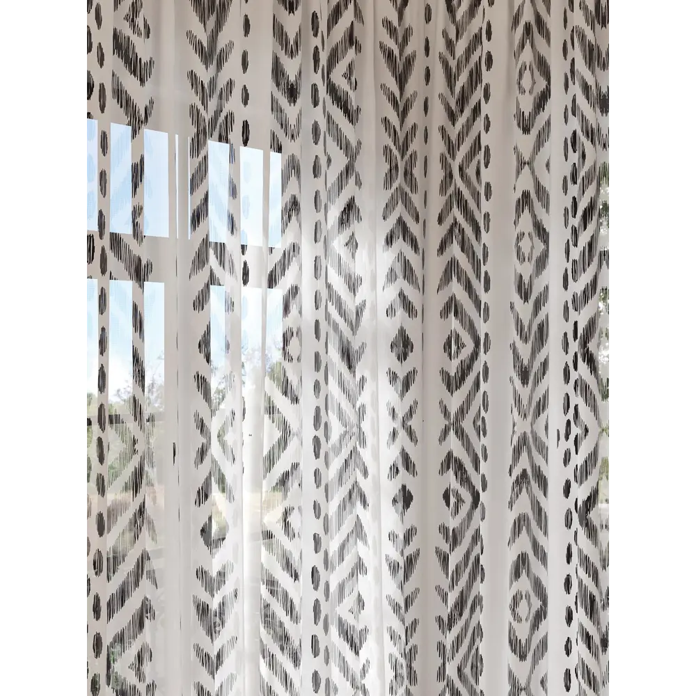 Фото 2 Тюль на шторной ленте At Home Ритенрол 150x280 см цвет белый Фото 2 Тюль на шторной ленте At Home Ритенрол 150x280 см цвет белый