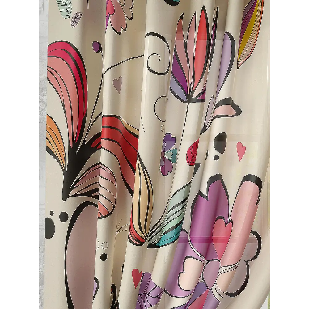 Фото 2 Тюль для кухни на шторной ленте At Home Лиддис 150x180 см цвет разноцветный Фото 2 Тюль для кухни на шторной ленте At Home Лиддис 150x180 см цвет разноцветный