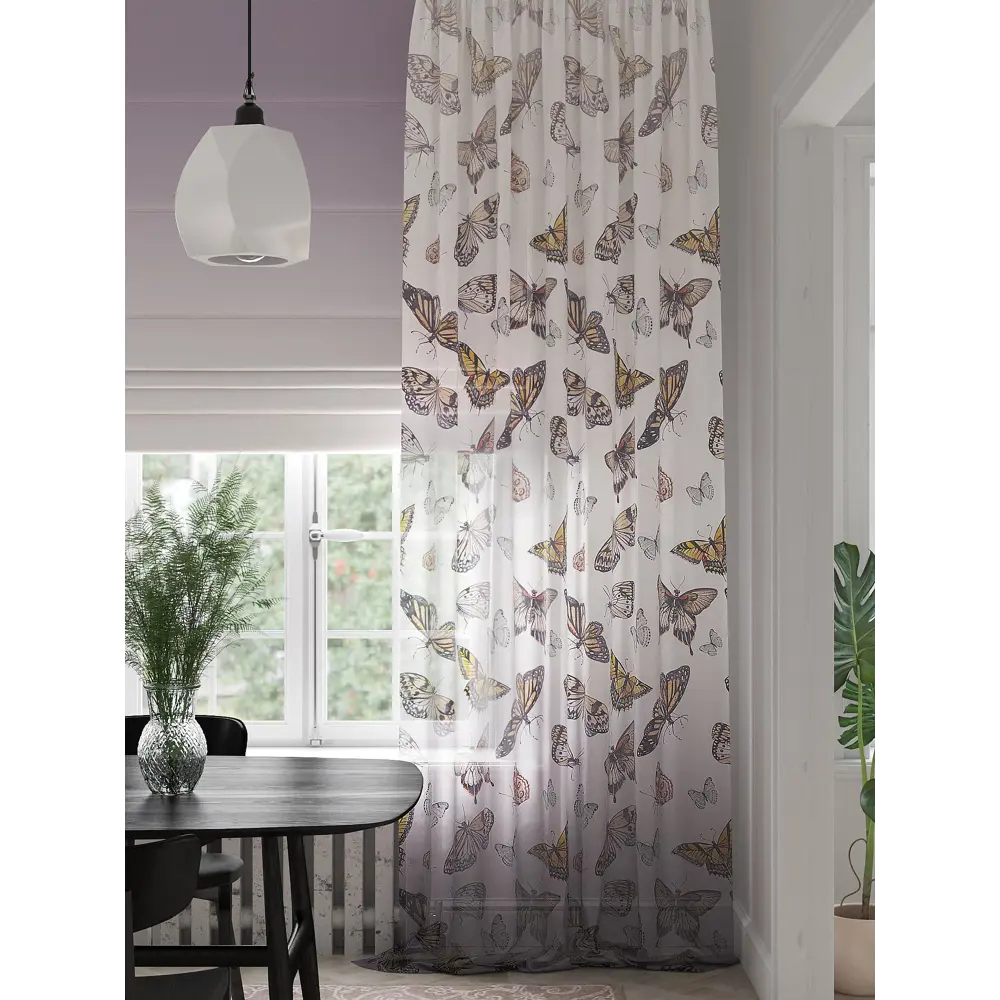 Фото 4 Тюль на шторной ленте At Home Батринфел 150x280 см цвет белый Фото 4 Тюль на шторной ленте At Home Батринфел 150x280 см цвет белый