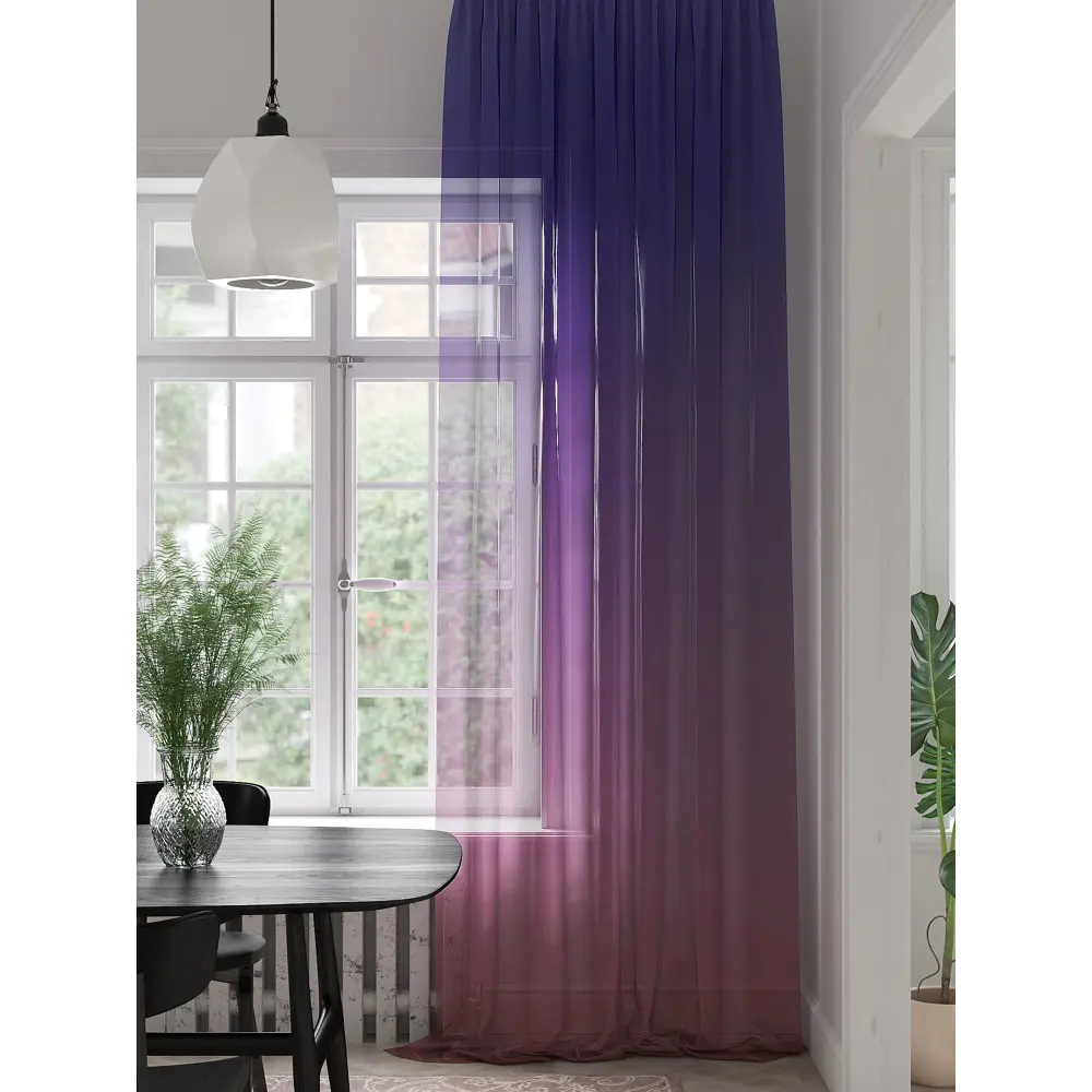 Фото Тюль на шторной ленте At Home Микранти 150x280 см цвет розовый Фото Тюль на шторной ленте At Home Микранти 150x280 см цвет розовый