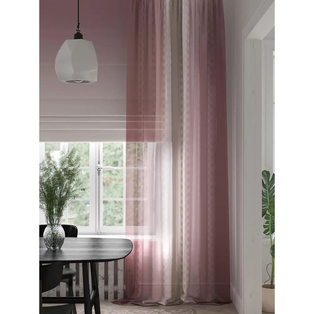Фото 4 Тюль на шторной ленте At Home Монкролс 150x280 см цвет белый Фото 4 Тюль на шторной ленте At Home Монкролс 150x280 см цвет белый