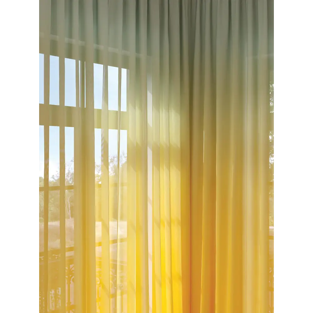 Фото 2 Тюль на шторной ленте At Home Тенролис 150x280 см цвет зеленый Фото 2 Тюль на шторной ленте At Home Тенролис 150x280 см цвет зеленый