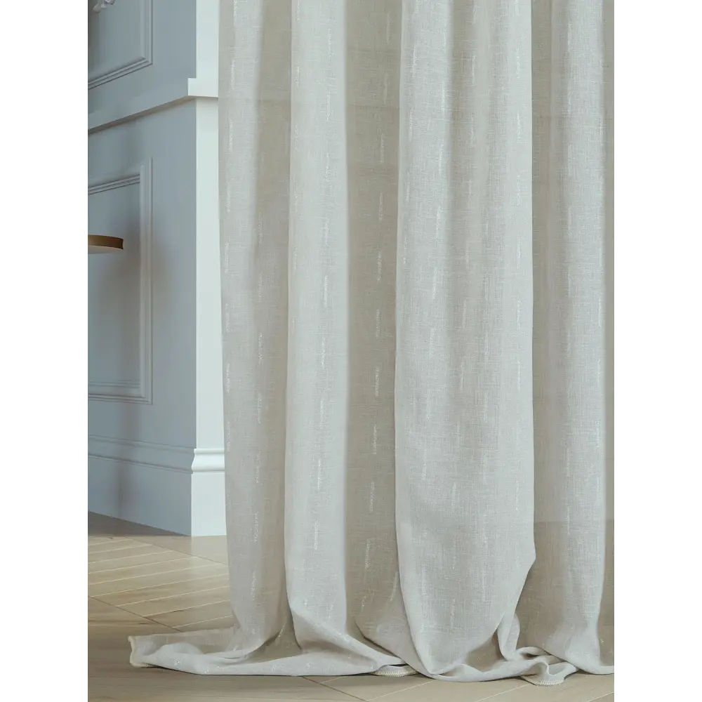 Фото 2 Тюль на шторной ленте At Home Алим-11 300x260 см цвет бежевый Фото 2 Тюль на шторной ленте At Home Алим-11 300x260 см цвет бежевый