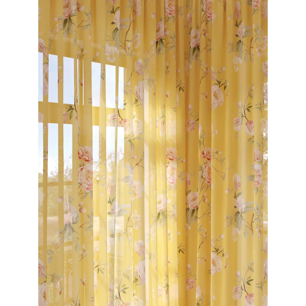 Фото 2 Тюль на шторной ленте At Home Тенмеркис 150x280 см цвет бежевый Фото 2 Тюль на шторной ленте At Home Тенмеркис 150x280 см цвет бежевый