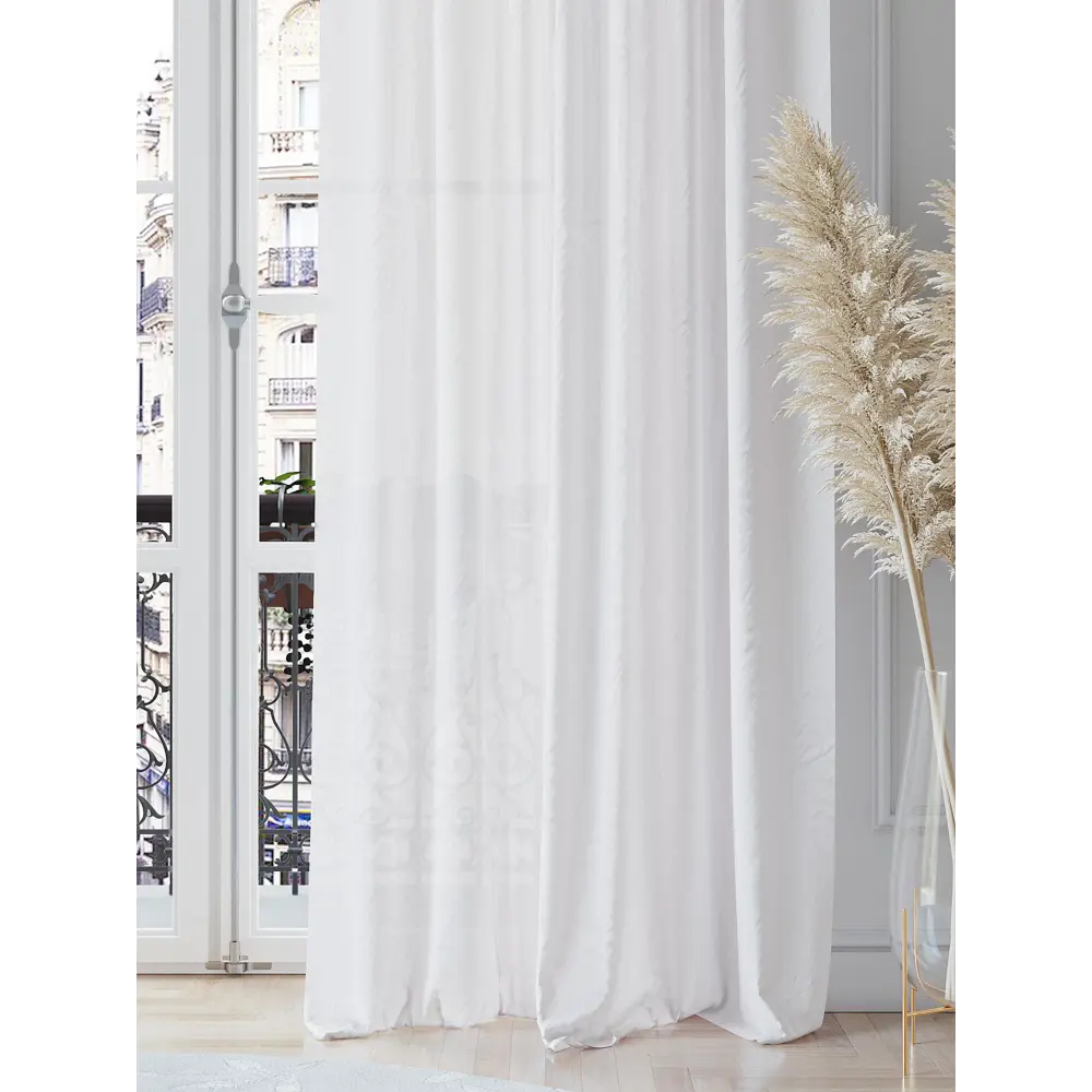 Фото 3 Тюль на шторной ленте At Home Римикенс 150x260 см цвет бежевый Фото 3 Тюль на шторной ленте At Home Римикенс 150x260 см цвет бежевый