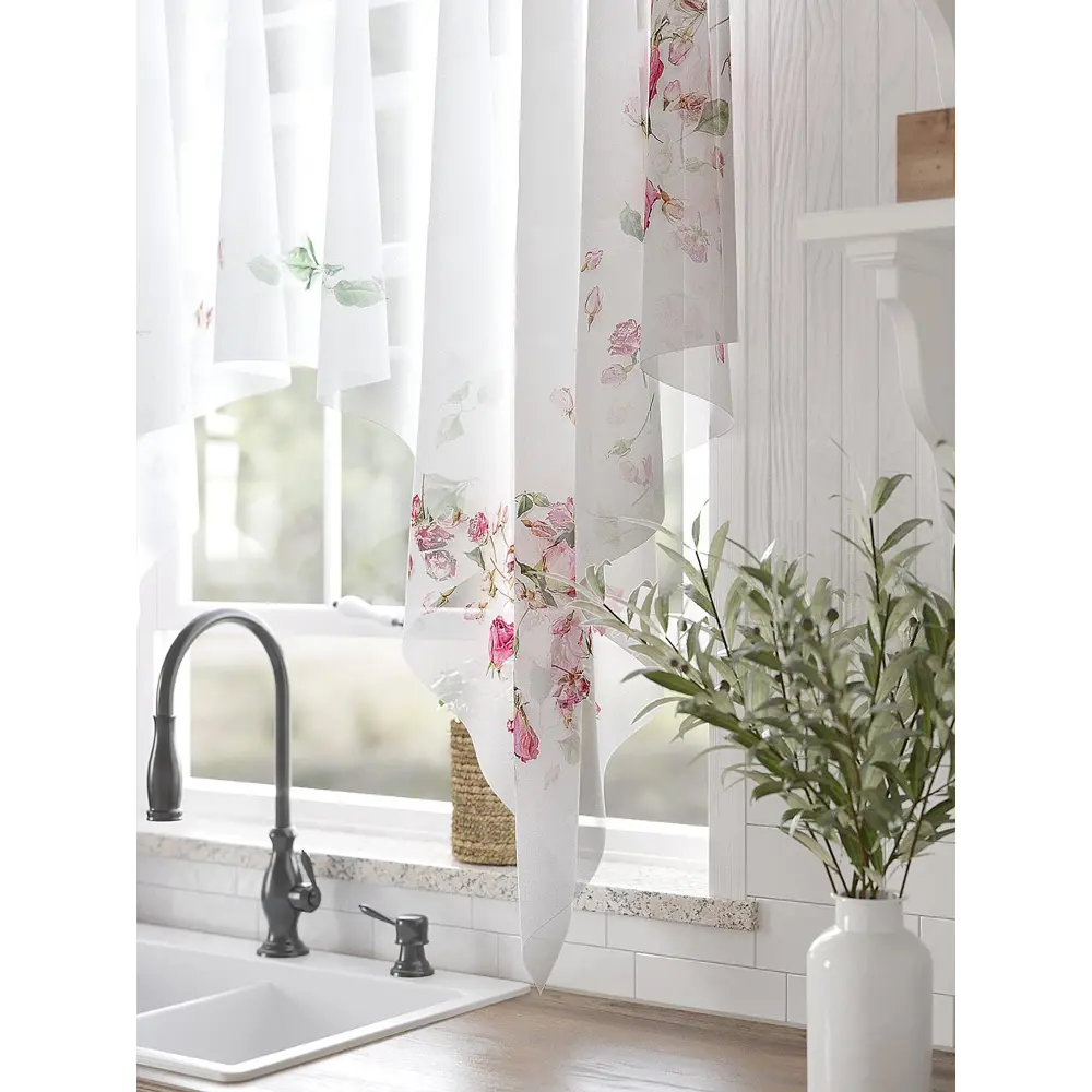 Фото 3 Тюль на шторной ленте At Home Ленгвенс 200x145 см цвет бежевый Фото 3 Тюль на шторной ленте At Home Ленгвенс 200x145 см цвет бежевый