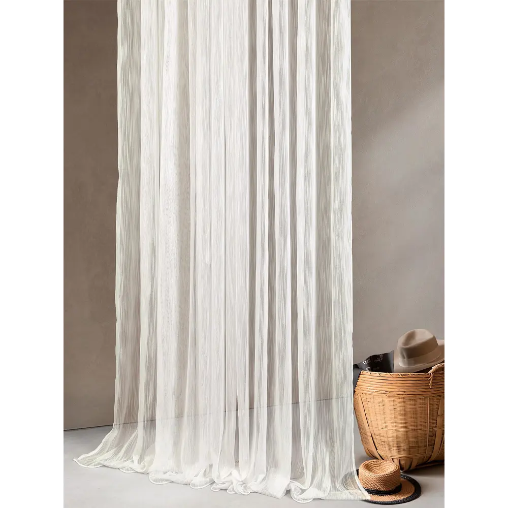 Фото 3 Тюль на шторной ленте AT Home Алиас-29 300x280 см цвет белый, бежевый