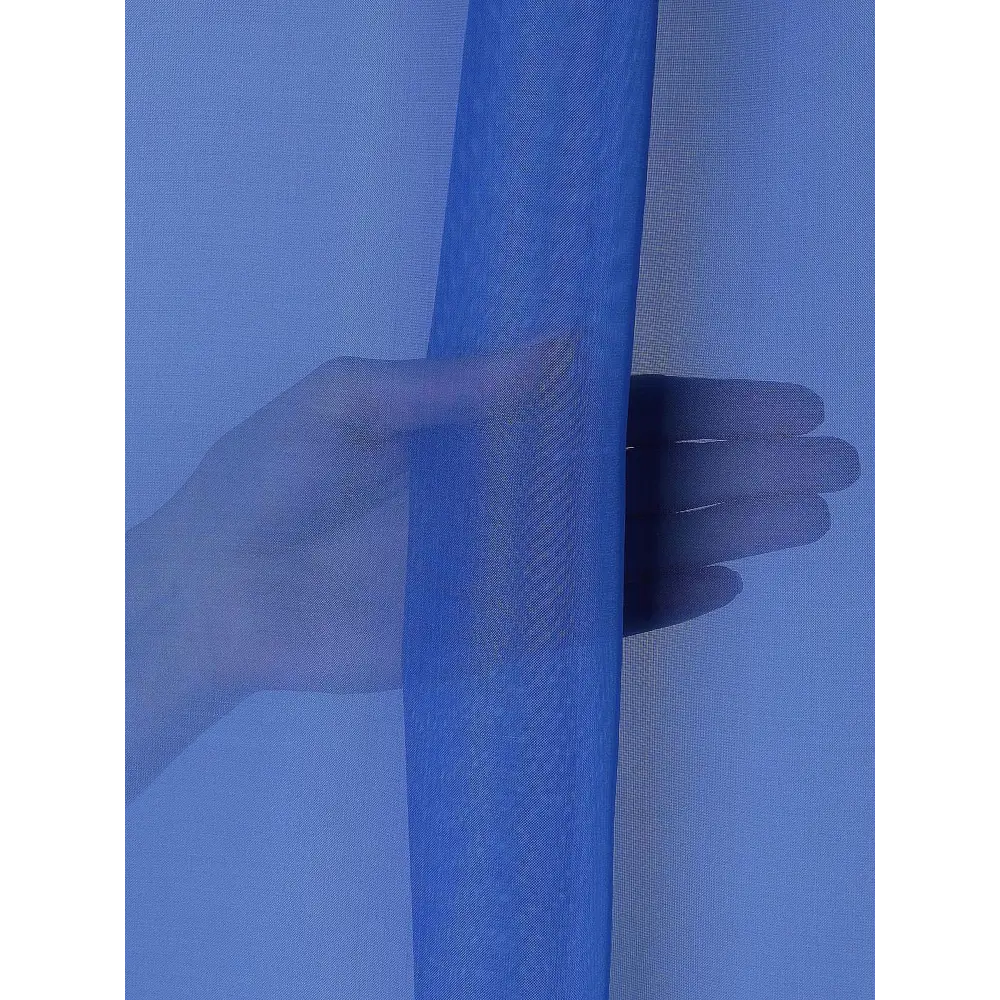 Фото 3 Тюль на шторной ленте At Home Атлау 300x300 см цвет синий