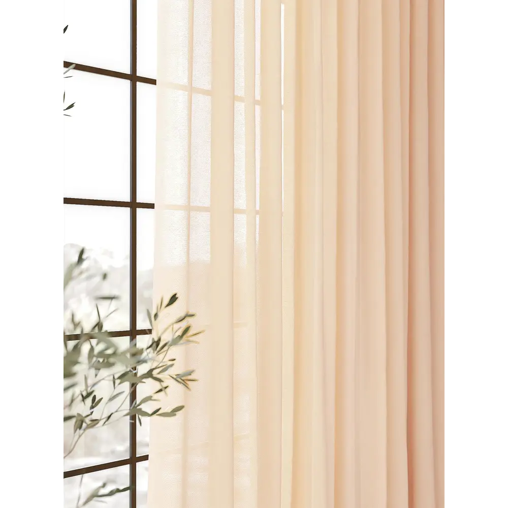 Фото 4 Тюль на шторной ленте At Home Норция 300x330 см цвет коралл Фото 4 Тюль на шторной ленте At Home Норция 300x330 см цвет коралл