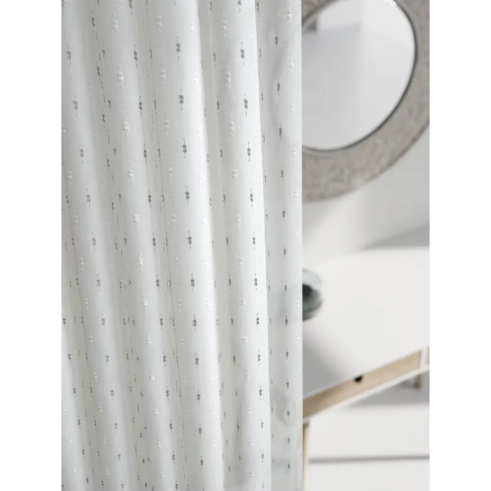 Фото 3 Тюль на шторной ленте At Home Томниц-164 300x240 см цвет белый