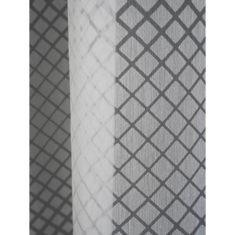 Фото 4 Тюль на шторной ленте At Home Лорелис-01 300x240 см цвет белый