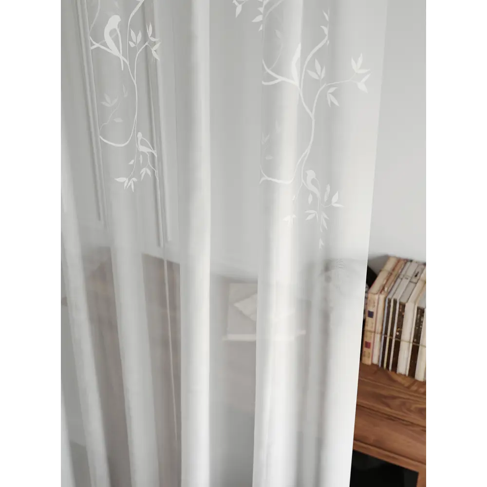 Фото 2 Тюль на шторной ленте At Home Лорелис-04 300x290 см цвет белый Фото 2 Тюль на шторной ленте At Home Лорелис-04 300x290 см цвет белый