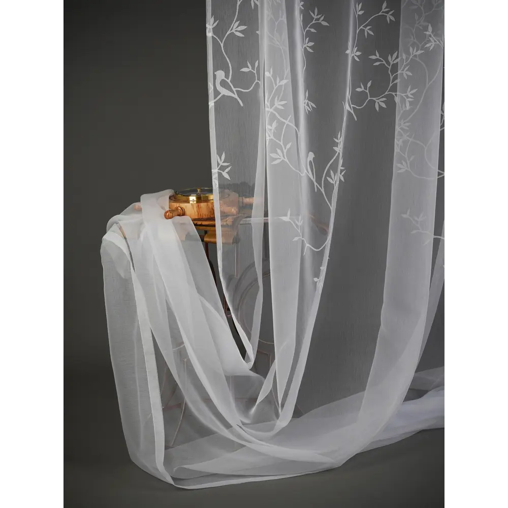 Фото 4 Тюль на шторной ленте At Home Лорелис-04 300x290 см цвет белый Фото 4 Тюль на шторной ленте At Home Лорелис-04 300x290 см цвет белый