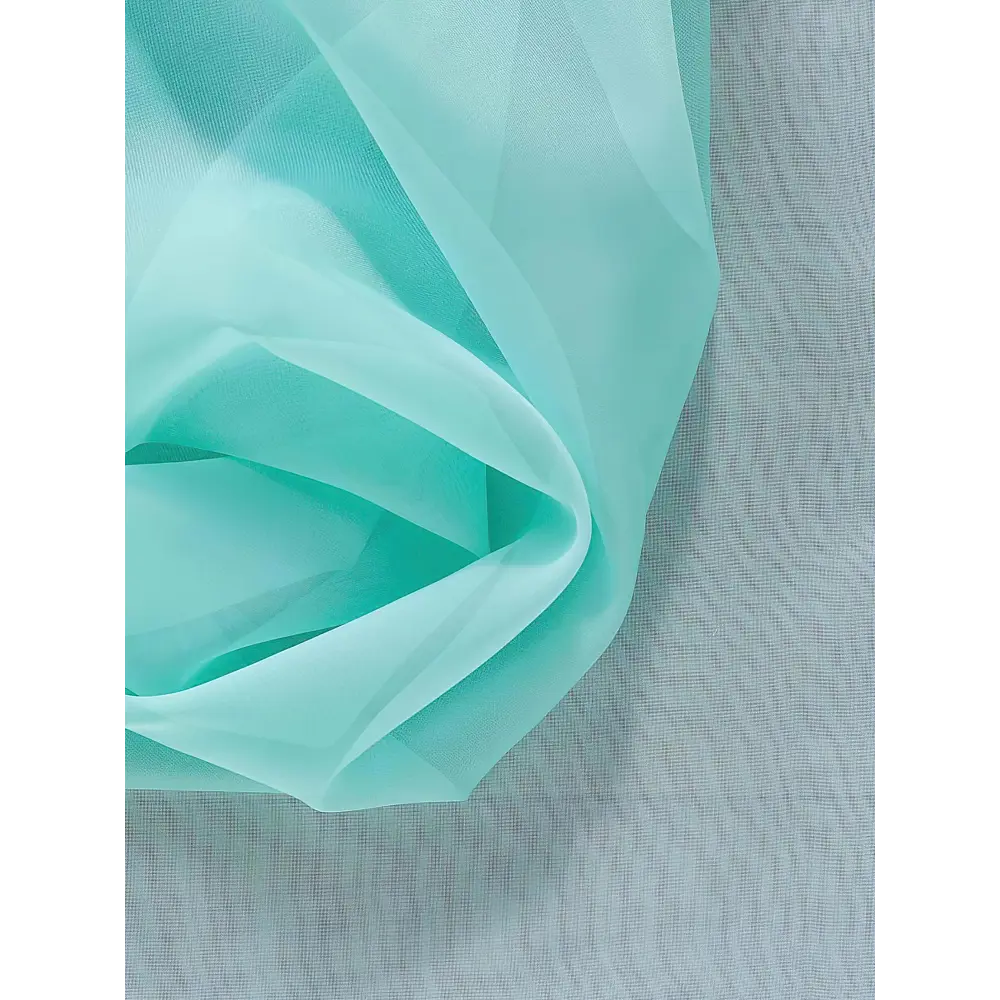 Фото 2 Тюль на шторной ленте At Home Нариа 300x290 см цвет тиффани Фото 2 Тюль на шторной ленте At Home Нариа 300x290 см цвет тиффани