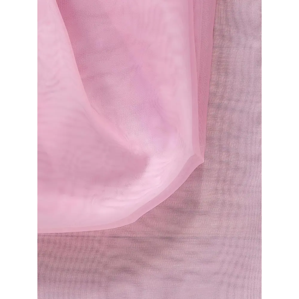 Фото 3 Тюль на шторной ленте At Home Нариа 300x270 см цвет серо-розовый