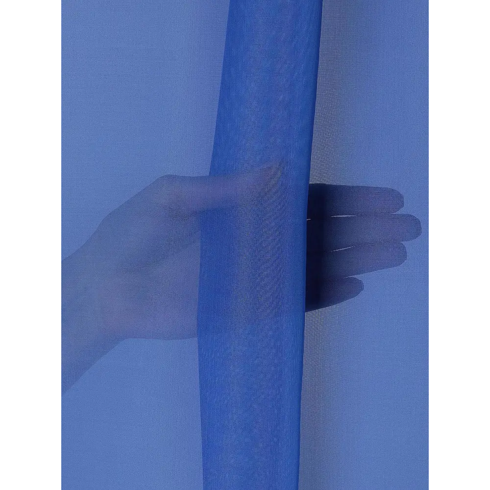 Фото Тюль на шторной ленте At Home Лаури 300x270 см цвет сине-голубой