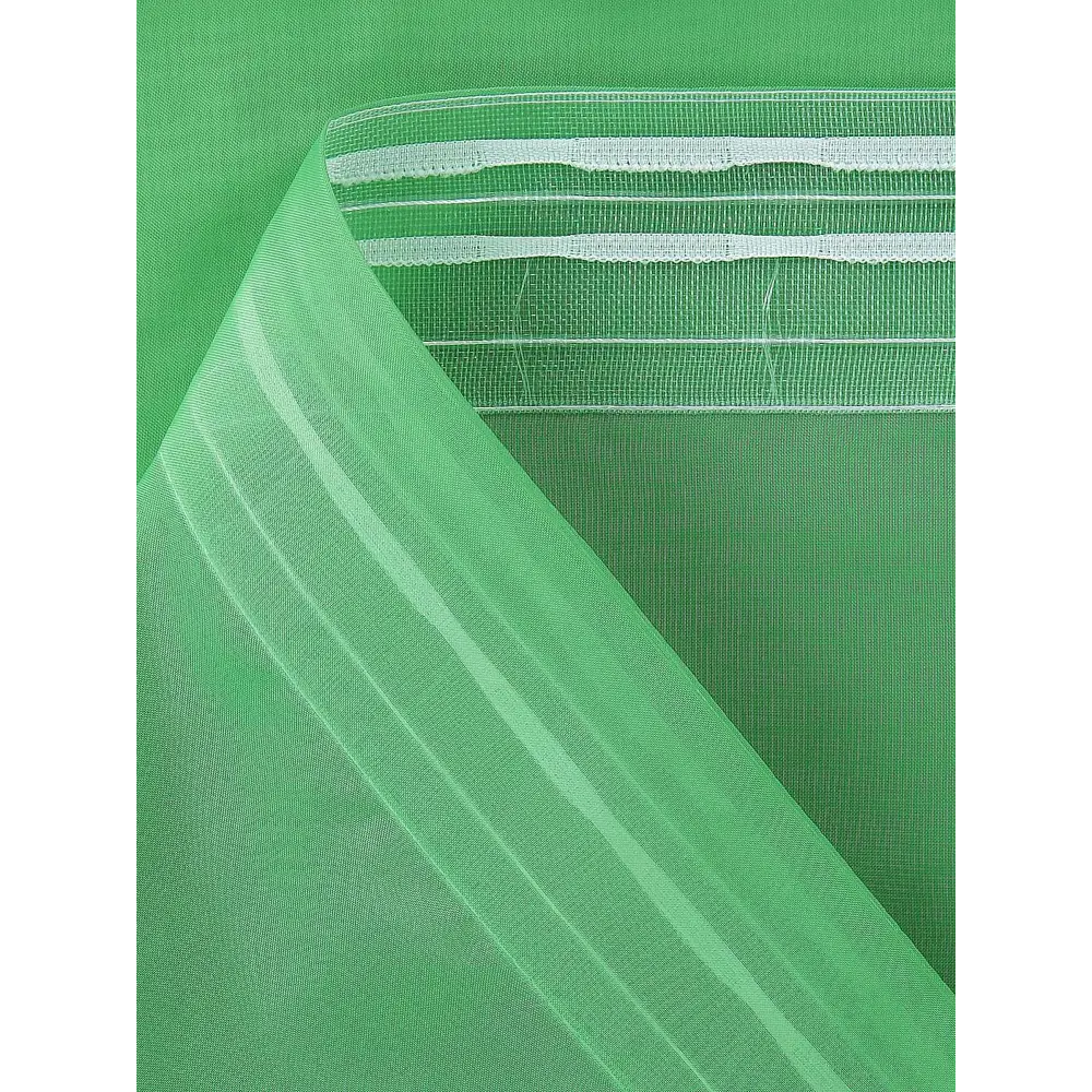 Фото 6 Тюль на шторной ленте At Home Юнис 145x160 см цвет зеленый Фото 6 Тюль на шторной ленте At Home Юнис 145x160 см цвет зеленый