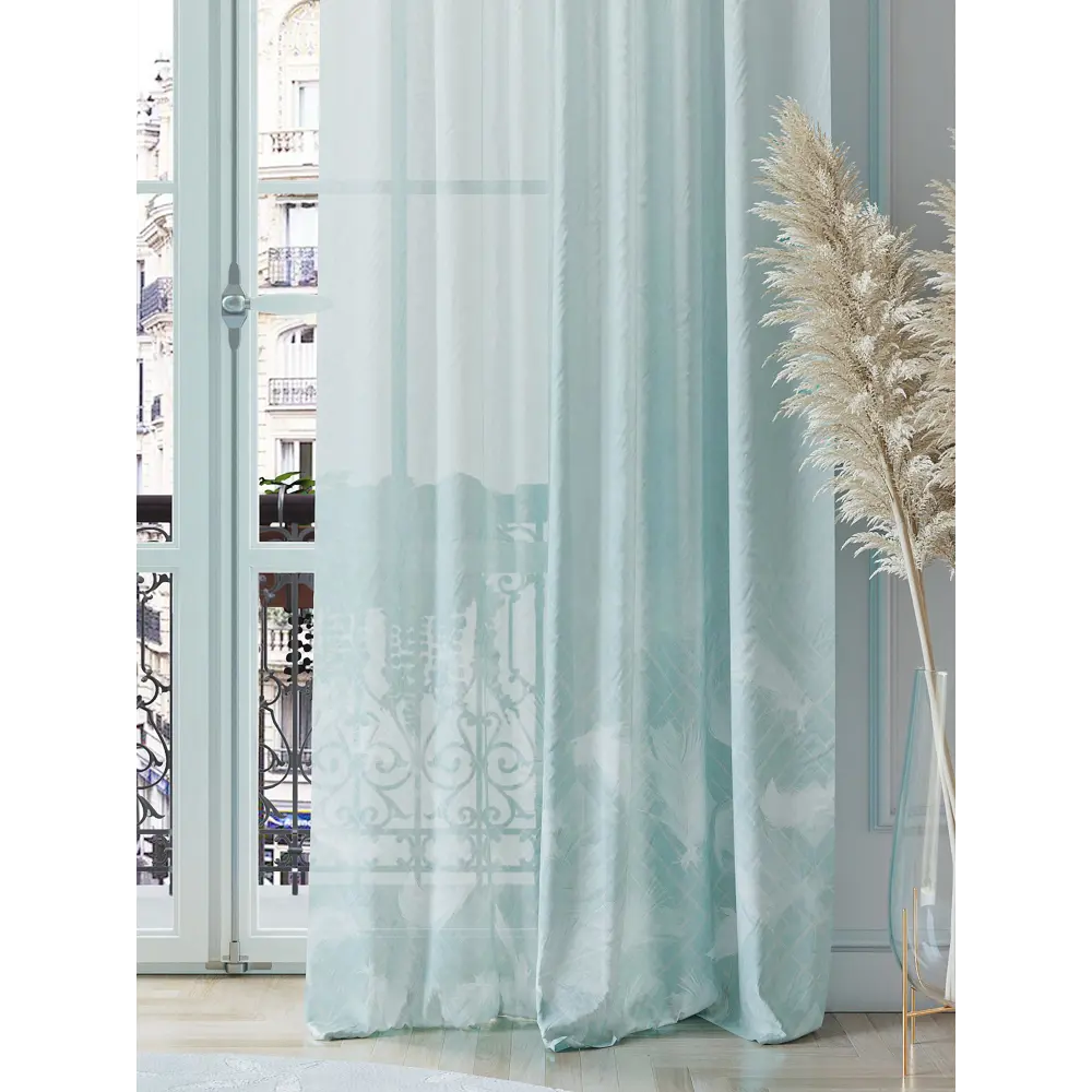 Фото 3 Тюль на шторной ленте At Home Лиробрис 150x260 см цвет белый Фото 3 Тюль на шторной ленте At Home Лиробрис 150x260 см цвет белый