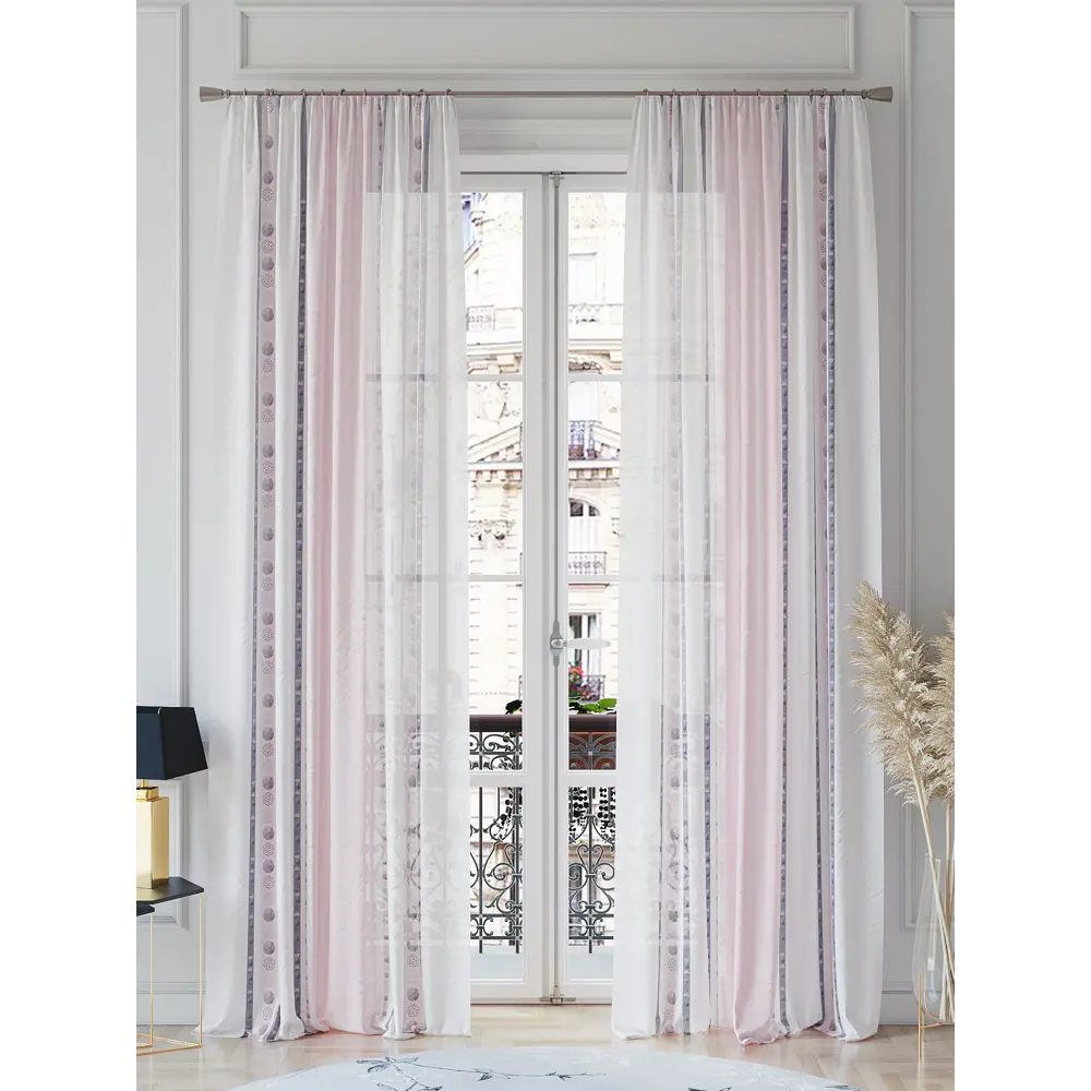 Фото 2 Тюль на шторной ленте At Home Рилирконс 150x260 см цвет белый Фото 2 Тюль на шторной ленте At Home Рилирконс 150x260 см цвет белый