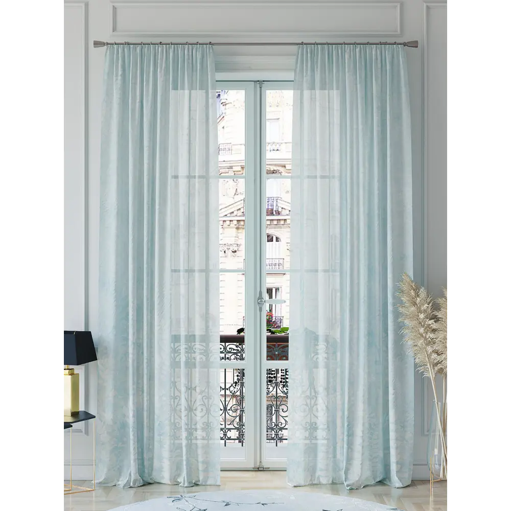 Фото 2 Тюль на шторной ленте At Home Румикоринс 150x260 см цвет белый Фото 2 Тюль на шторной ленте At Home Румикоринс 150x260 см цвет белый