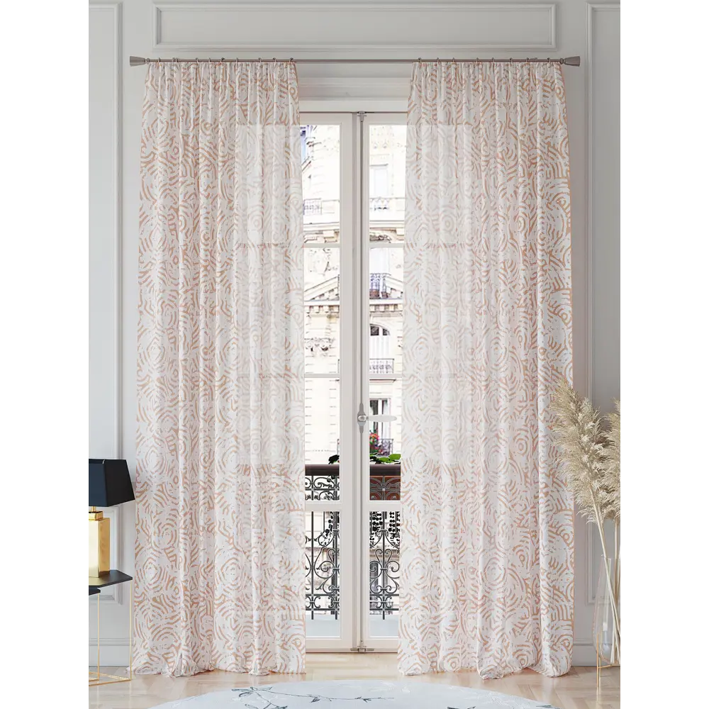 Фото 2 Тюль на шторной ленте At Home Рикантрис 150x260 см цвет белый Фото 2 Тюль на шторной ленте At Home Рикантрис 150x260 см цвет белый