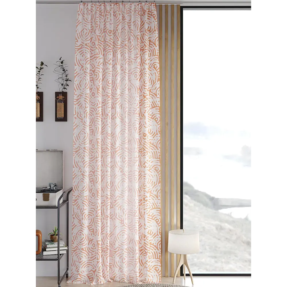 Фото Тюль на шторной ленте At Home Рикантрис 150x260 см цвет белый Фото Тюль на шторной ленте At Home Рикантрис 150x260 см цвет белый