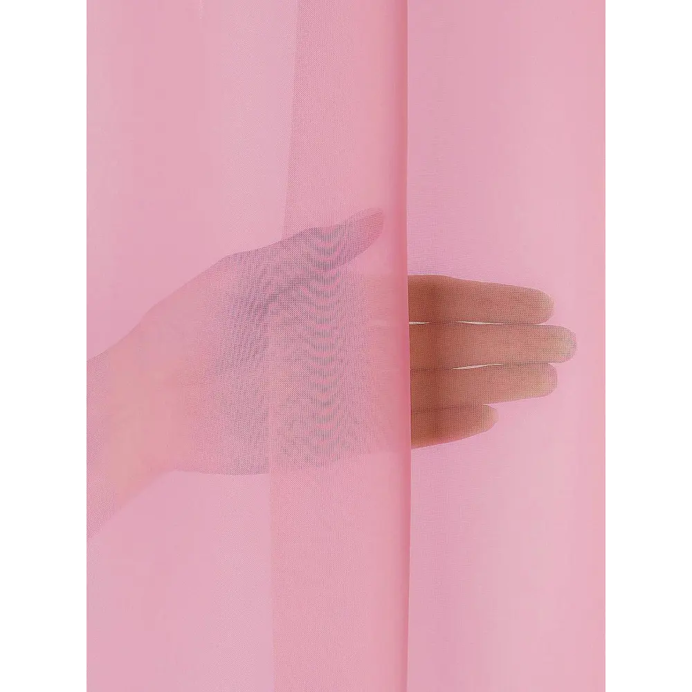 Фото 3 Тюль на шторной ленте At Home Стим 200x200 см цвет розовый Фото 3 Тюль на шторной ленте At Home Стим 200x200 см цвет розовый