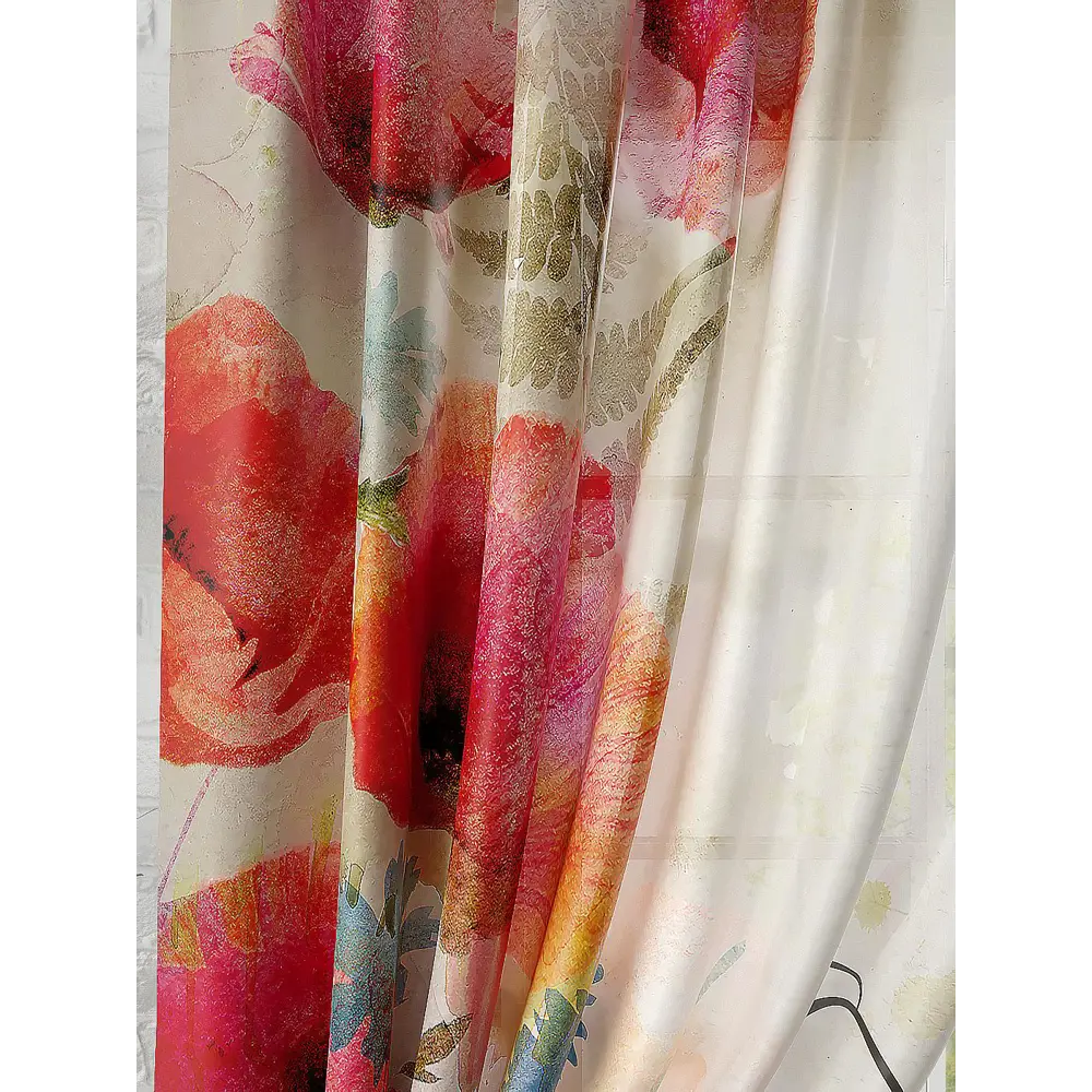 Фото 2 Тюль для кухни на шторной ленте At Home Брижит 150x180 см цвет белый Фото 2 Тюль для кухни на шторной ленте At Home Брижит 150x180 см цвет белый