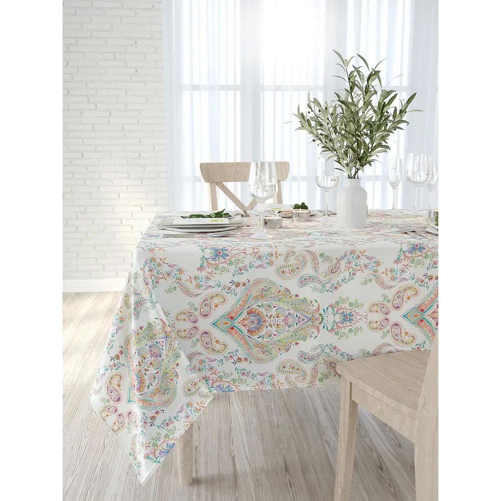 Фото 3 Тюль для кухни на шторной ленте At Home Лорника 300x150 см цвет белый Фото 3 Тюль для кухни на шторной ленте At Home Лорника 300x150 см цвет белый