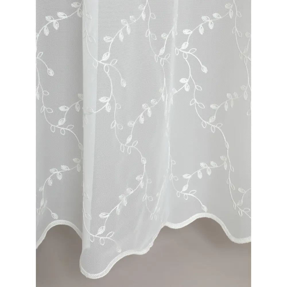 Фото 4 Тюль на шторной ленте ТД Текстиль Герти 300x250 см цвет белый Фото 4 Тюль на шторной ленте ТД Текстиль Герти 300x250 см цвет белый
