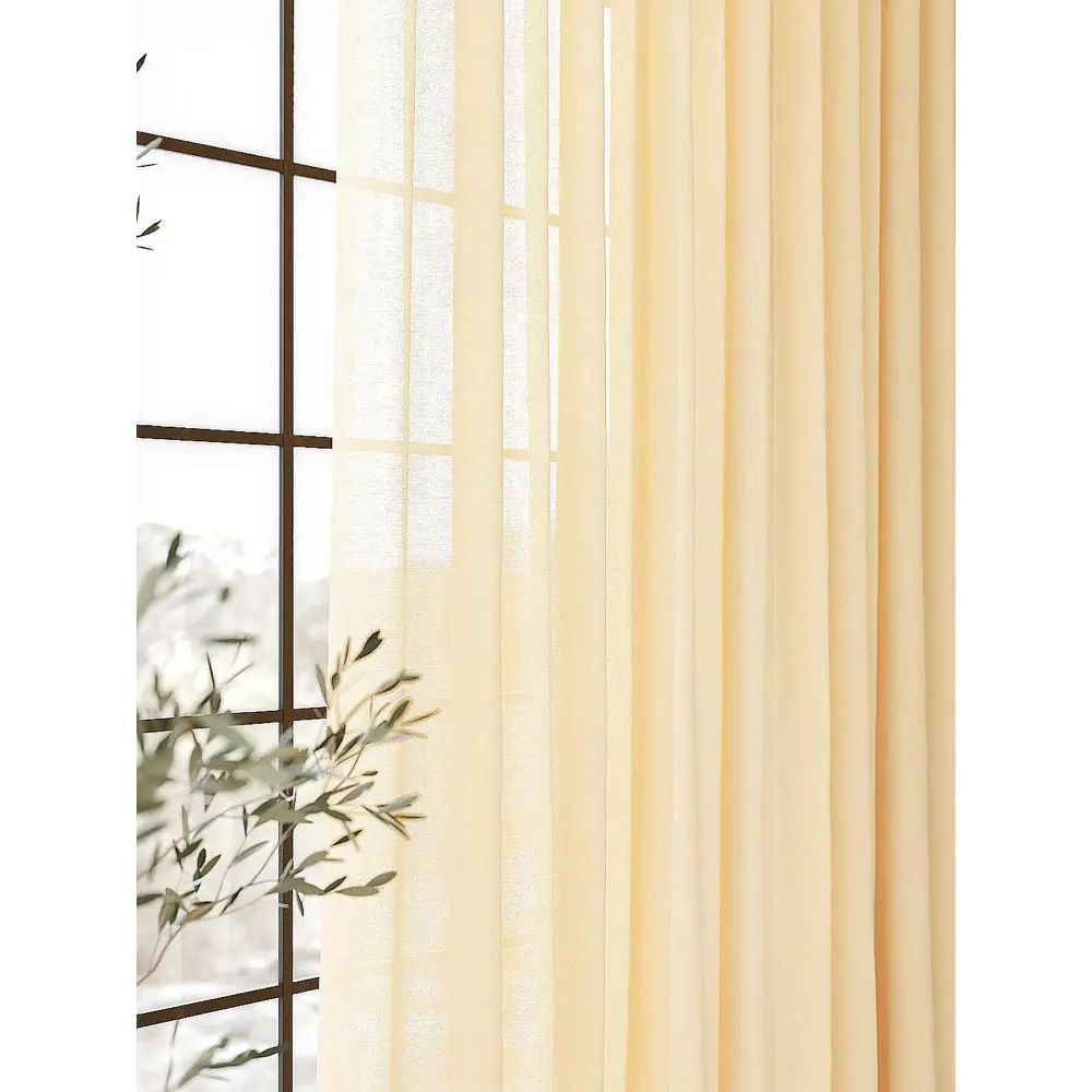 Фото 6 Тюль на шторной ленте At Home Вита 150x280 см цвет экрю Фото 6 Тюль на шторной ленте At Home Вита 150x280 см цвет экрю