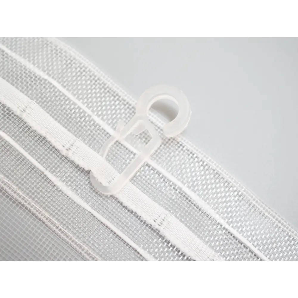 Фото 5 Тюль на шторной ленте Верона 500x240 см цвет белый/серый