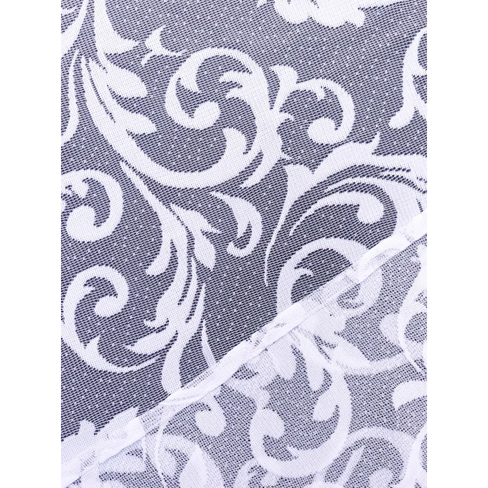 Фото 6 Тюль на шторной ленте I-Linen Жаккард с узором 500x250 см цвет белый Фото 6 Тюль на шторной ленте I-Linen Жаккард с узором 500x250 см цвет белый