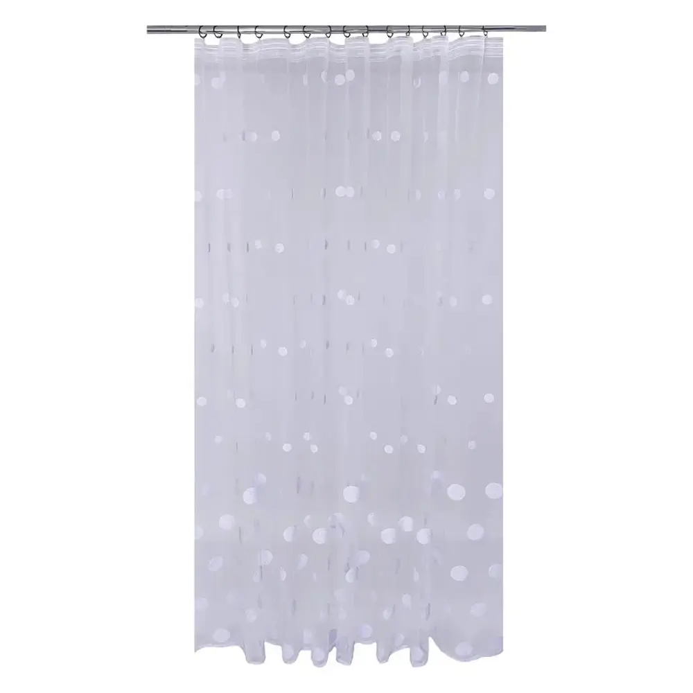 Фото Тюль на шторной ленте I-Linen Шарики 300x250 см цвет сиреневый Фото Тюль на шторной ленте I-Linen Шарики 300x250 см цвет сиреневый