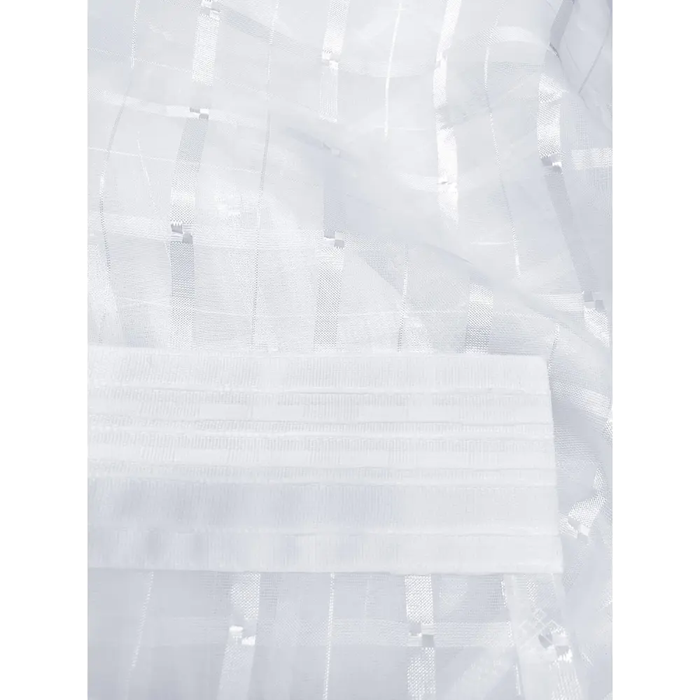 Фото 4 Тюль на шторной ленте Параскева Берта 275x180 см цвет белый