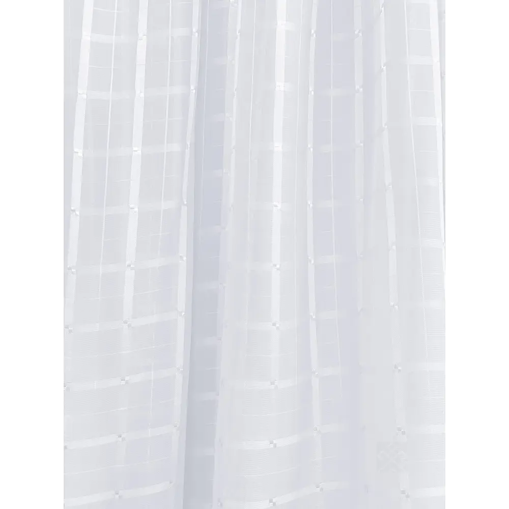 Фото 3 Тюль на шторной ленте Параскева Берта 275x180 см цвет белый