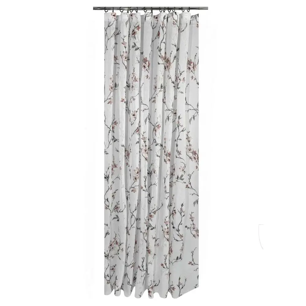 Фото Тюль на шторной ленте I-Linen Сакура 300x260 см цвет гранатовый Фото Тюль на шторной ленте I-Linen Сакура 300x260 см цвет гранатовый