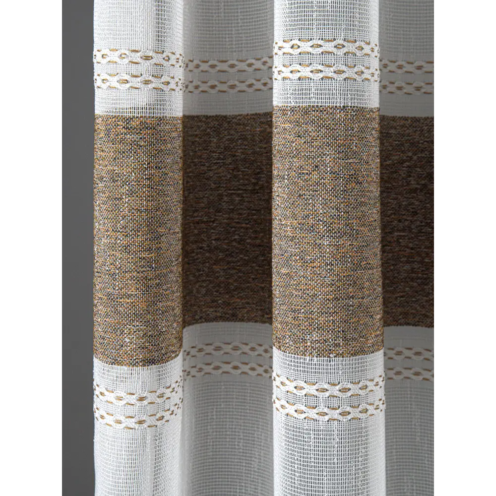 Фото 6 Тюль на шторной ленте AT Home Долаи-178 300x240 см цвет белый серый