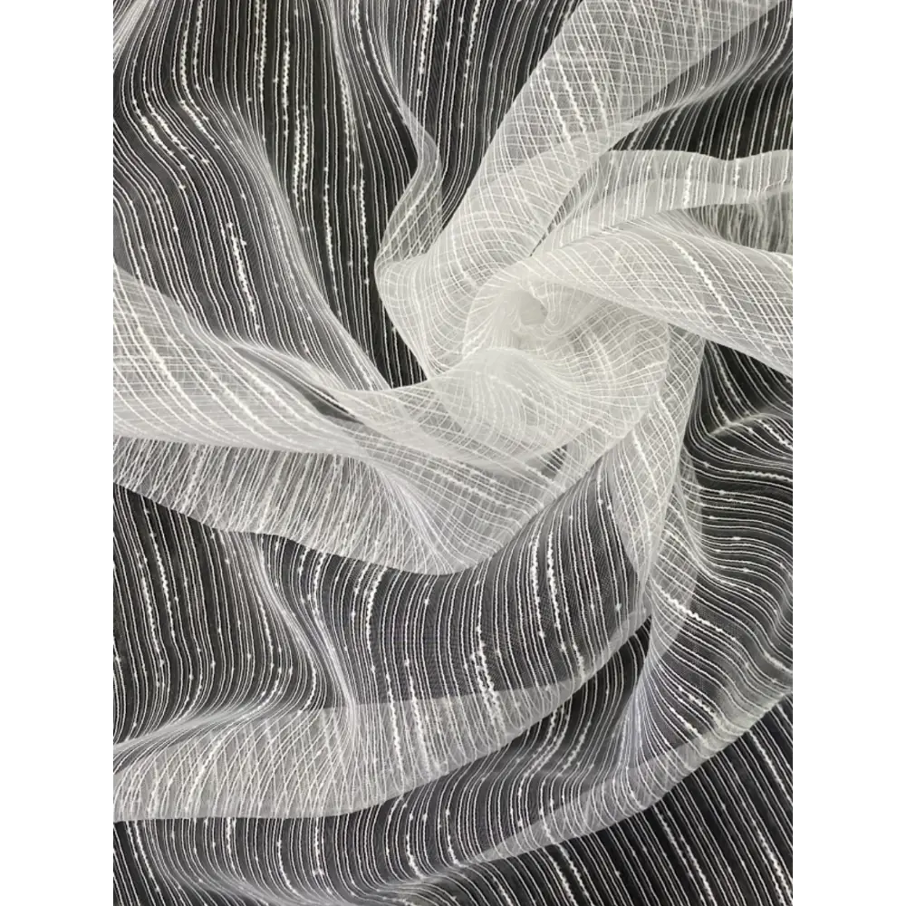 Фото 5 Штора на шторной ленте Inva органза "Дождик" 150x260 см цвет шампань