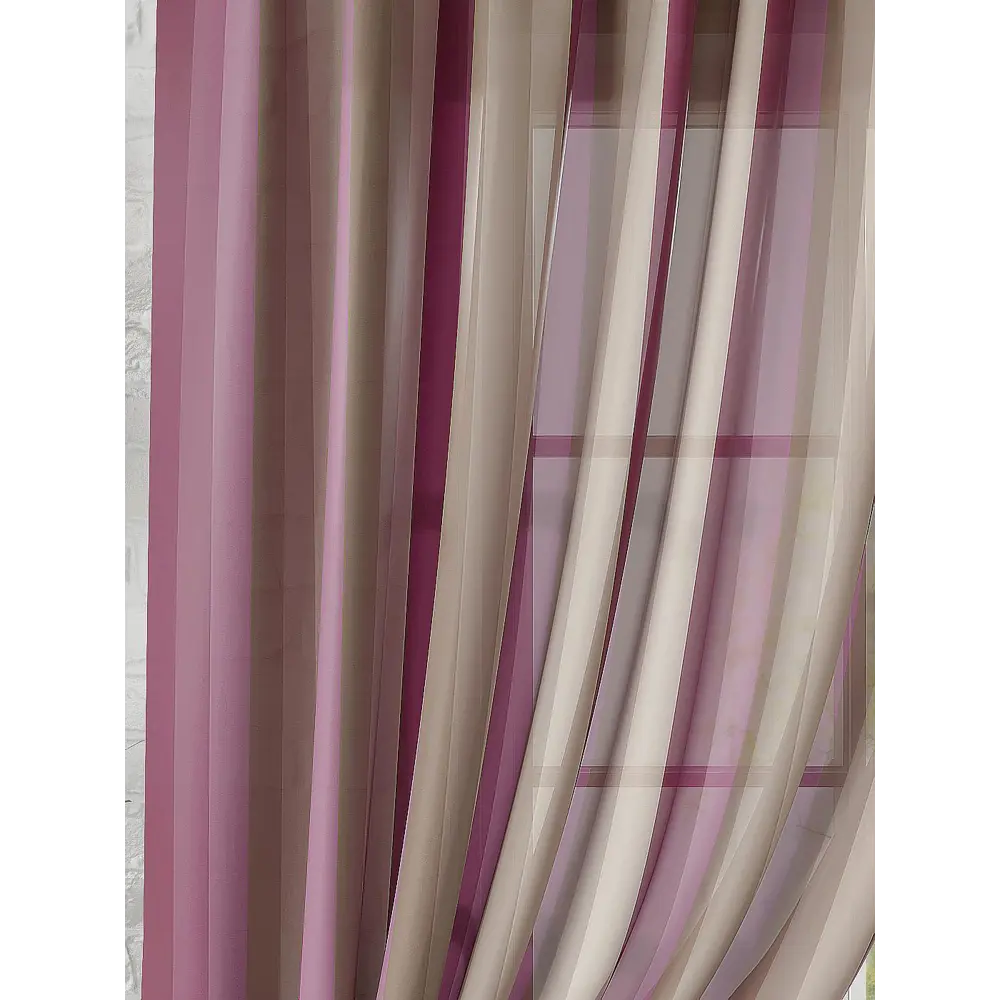 Фото 2 Тюль для кухни на шторной ленте At Home Тарнис 150x180 см цвет розовый Фото 2 Тюль для кухни на шторной ленте At Home Тарнис 150x180 см цвет розовый