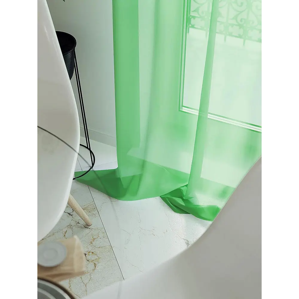 Фото 10 Тюль на шторной ленте At Home Ютака 300x230 см цвет зеленый Фото 10 Тюль на шторной ленте At Home Ютака 300x230 см цвет зеленый