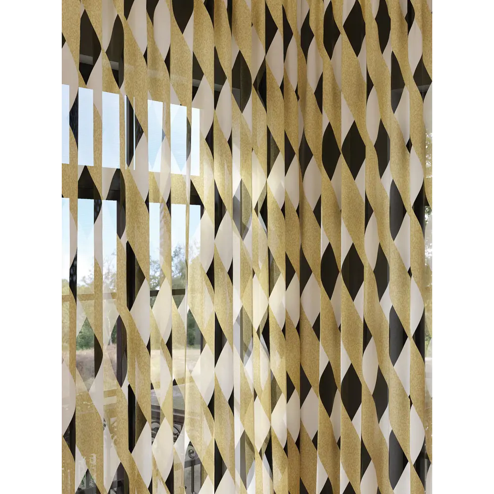Фото 2 Тюль на шторной ленте At Home Мекренерс 150x280 см цвет белый Фото 2 Тюль на шторной ленте At Home Мекренерс 150x280 см цвет белый