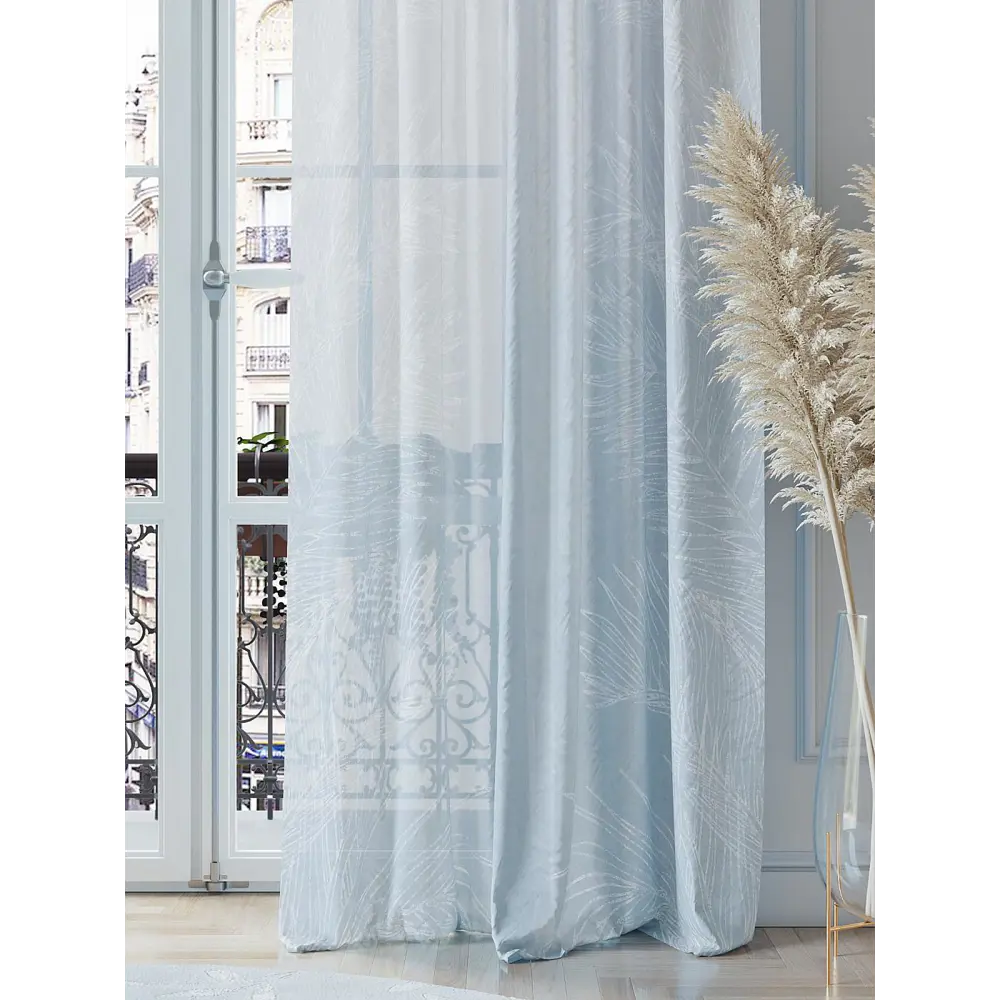 Фото 3 Тюль на шторной ленте Helga Синвенс 150x260 см цвет белый Фото 3 Тюль на шторной ленте Helga Синвенс 150x260 см цвет белый