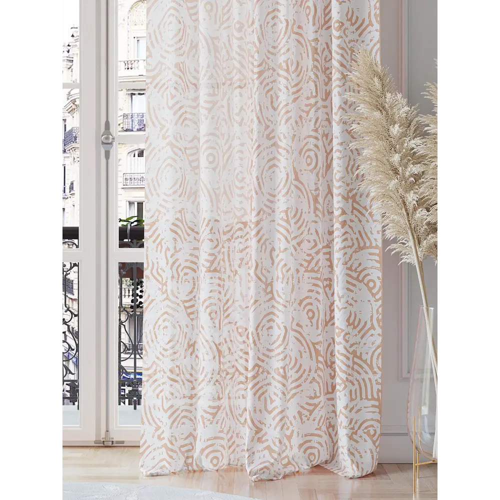 Фото 4 Тюль на шторной ленте Helga Рикантрис 150x260 см цвет белый